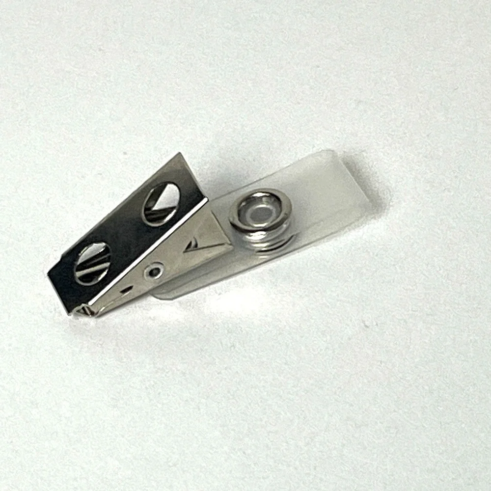 220 Pack Clear Mylar Strap Metal Clips 1/2